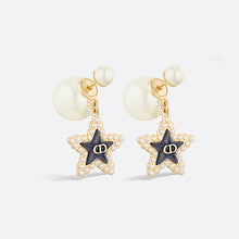 18K CD Tribales Star Pearl Earrings