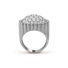 18K Perlée Diamond Ring