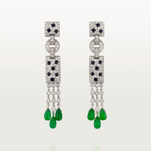 18k Cartier Panthère De Cartier Diamond Earrings