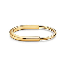 18K T Lock Bangle Bracelet