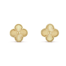 18k Van Cleef & Arpels Vintage Alhambra Earrings