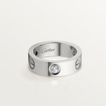 18K Cartier Love Wedding Three Diamonds Ring