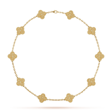 18K Van Cleef & Arpels Vintage Alhambra 10 Motifs Necklace