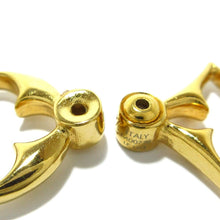 18K Louis Flower Gram Earrings