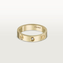 18K Cartier Love Wedding One Diamond Ring