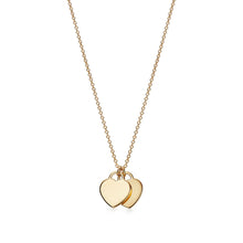 18K Return to Tiffany Mini Double Heart Necklace