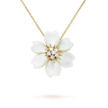 18K Rose De Noël Clip Pendant Necklace