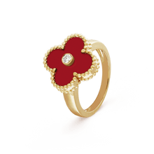 18K Van Cleef & Arpels Vintage Alhambra Carnelian Ring
