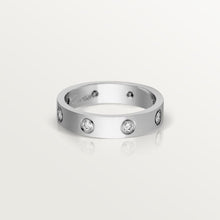 18K Cartier Love Wedding Eight Diamonds Ring