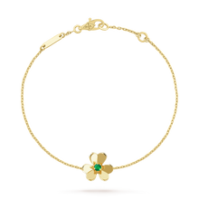 18K Van Cleef & Arpels Frivole Emerald Bracelet