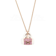 18K Amulettes Constance Pink Diamonds Pendant H Necklace