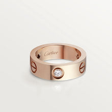 18K Cartier Love Wedding Three Diamonds Ring