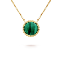 18K Van Cleef & Arpels Perlée couleurs Malachite Necklace