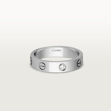 18K Cartier Love Wedding One Diamond Ring