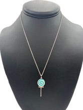 18K T Lollipop Charm Chain Necklace