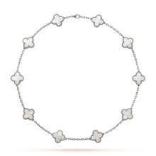 18K Van Cleef & Arpels Vintage Alhambra Pearl 10 Motifs Necklace