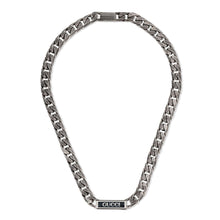 Gucci Logo Enamel Chain Necklace