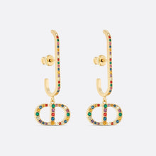 18k Dior 30 Montaigne Crystals Earrings