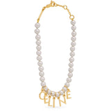 18K Triomphe Paris Pearls Bracelet
