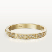18K Cartier Love Diamonds Bracelet
