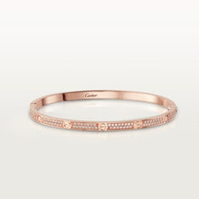 18K Cartier Love Diamonds Small Bracelet