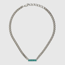Gucci Enamel Chain Necklace