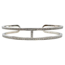 18K Ever Chain D’ancre Cuff Diamond H Bracelet