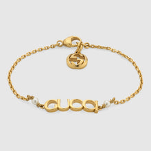 18K Gucci Letter Bracelet