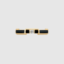 18K Double G Link To Love Enamel And Diamond Ring