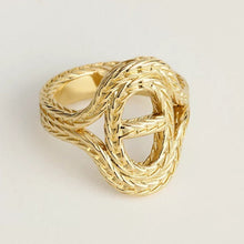 18K Hermes Chaine D'Ancre Danae Medium Ring