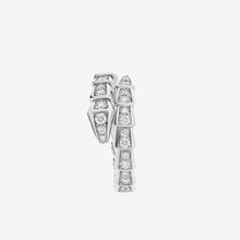 18K BV Serpenti Viper Pave Diamond Ring