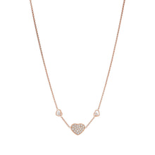 18K Happy Heart Diamonds Necklace