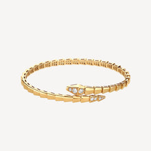 18K BV Serpenti Demi-Pavé Diamonds Bracelet