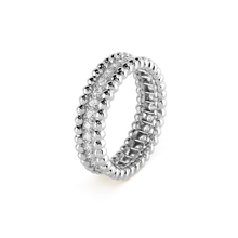 18K White Gold Van Cleef & Arpels Perlée Diamonds Ring