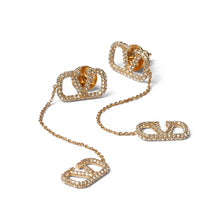 18K Garavani Crystal Vlogo Signature Earrings