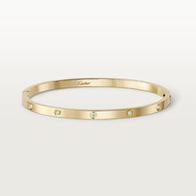 18K Cartier Love Ten Diamonds Small Bracelet