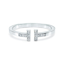 18K T Diamond Square Bracelet