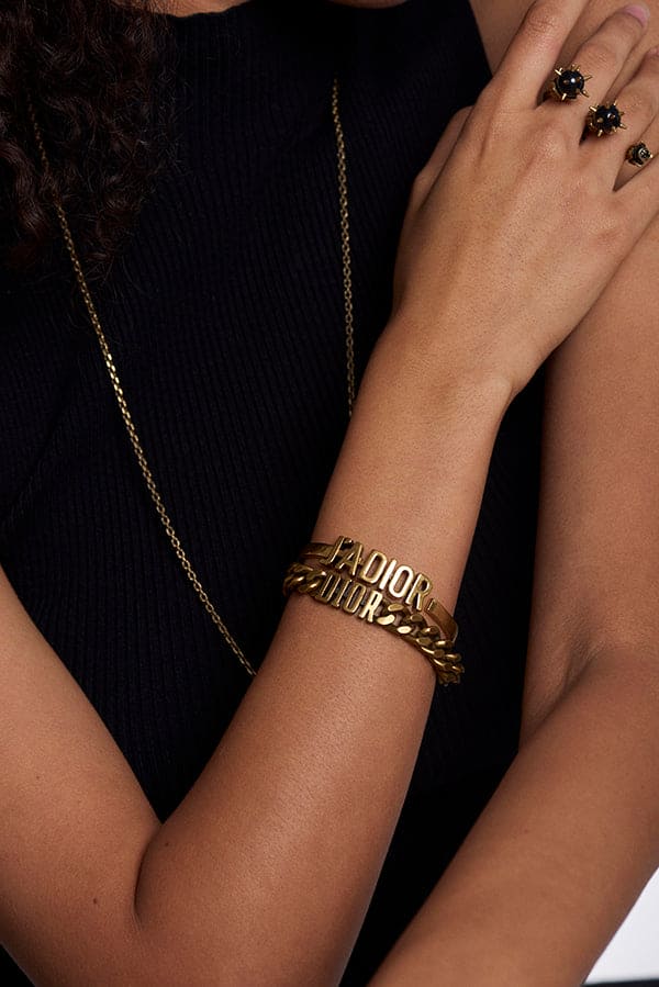 18K CD J¡¯adior Open Cuff Bracelet