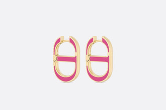 18K CD 30 Montaigne Rani Pink Earrings