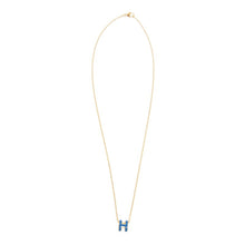 18K Mini Pop H Blue Necklace