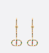 18K CD 30 Montaigne Crystals Earrings