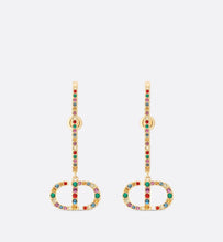 18K CD 30 Montaigne Crystals Earrings