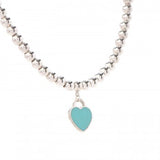 18K Return to Tiffany Heart Tag Bead Necklace