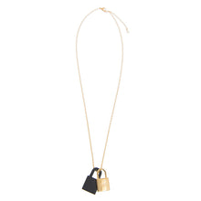 18K O'Kelly Black Pendant H Necklace