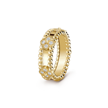 18K Yellow Gold Van Cleef & Arpels Perlée Clovers Ring