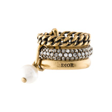18K Dior Pearl & Crystal J'Adior Rings