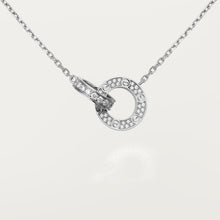 18K Cartier Love Diamonds Necklace