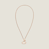 18K Chaine D'ancre Contour Pendant H Necklace