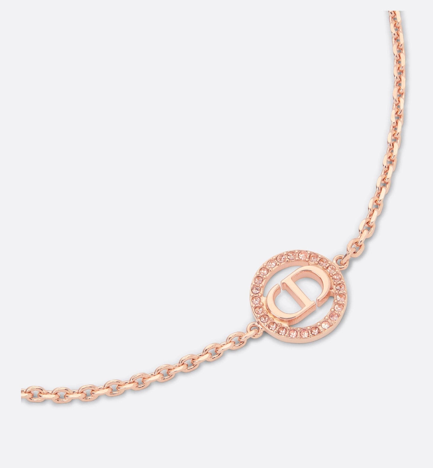 18K Petit CD Pink Crystals Bracelet