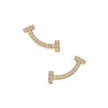 18K T Smile Diamonds Earrings